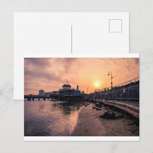 Pier op St Kilda Briefkaart (Voorkant / Achterkant)