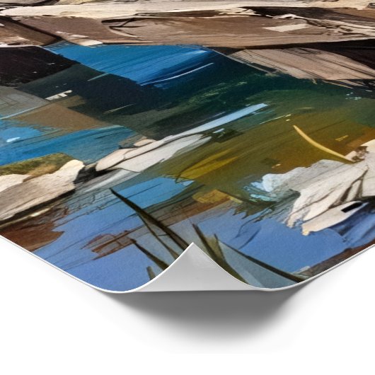 Pier Ponderings: Bigfoot en de Elk Poster (Hoek)