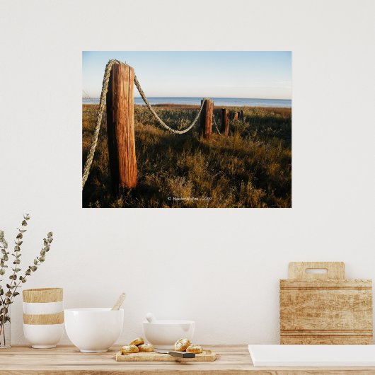 Pier Posts Poster (Keuken)