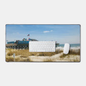 Pier Restaurant Sandy Beach Ocean Uitzicht Cool Bureaumat (Keyboard & Muis)