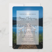 Pier 's nachts onder een Moon Weddenschap Kaart (Voorkant)