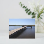 Pier, Salt Marsh, Nantucket Island Briefkaart (Staand voorkant)