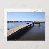 Pier, Salt Marsh, Nantucket Island Briefkaart (Voorkant / Achterkant)