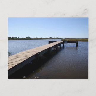 Pier, Salt Marsh, Nantucket Island Briefkaart