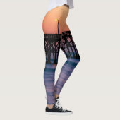 Pier strand zonsondergang leggings (Rechts)