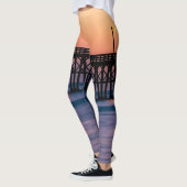 Pier strand zonsondergang leggings (Links)