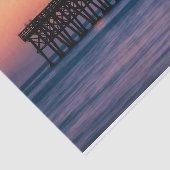 Pier strand zonsondergang tissuepapier (Detail)