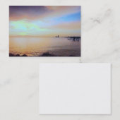 Pier Sunset Visitekaartje (Voorkant / Achterkant)
