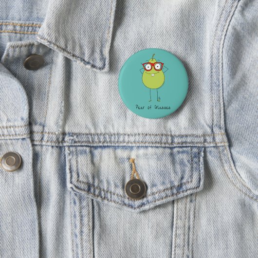 Pier van bril Cute & Funny Pin Button (In situ)