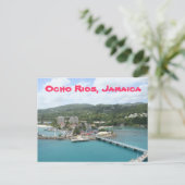 Pier van Ocho Rios, Jamaica Briefkaart (Staand voorkant)