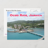 Pier van Ocho Rios, Jamaica Briefkaart (Voorkant / Achterkant)