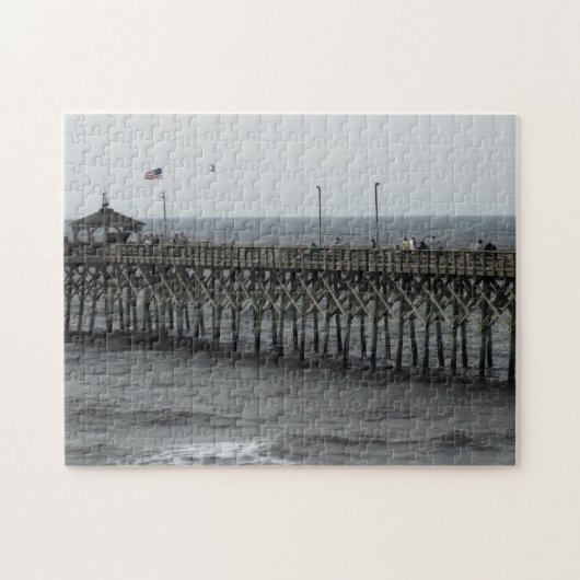 Pier Vissen - Oak Island, NC Legpuzzel (Horizontaal)