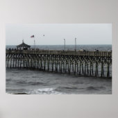 Pier Vissen - Oak Island, NC Poster (Voorkant)