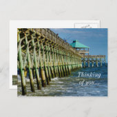 Pier Vist denken aan je Briefkaart (Voorkant / Achterkant)