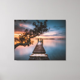 Pier voor pieren van Waiheke collectie Canvas Afdruk