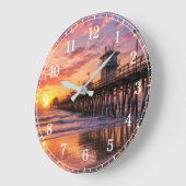 Pier Wall Clock — Coastal Landscape Design Grote Klok (Hoek)