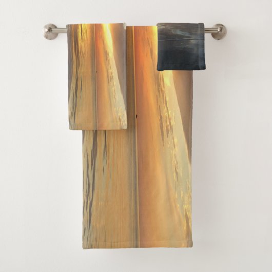 pier zonsondergang bad handdoek (Insitu)