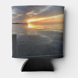 pier zonsondergang blikjeskoeler