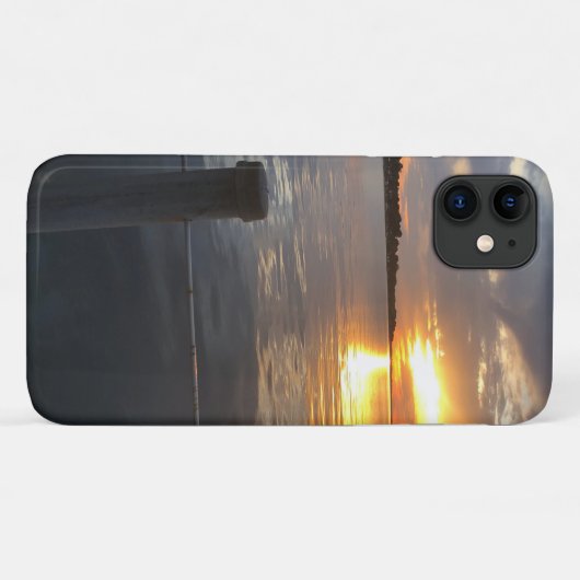 pier zonsondergang Case-Mate iPhone case (Achterkant (horizontaal))