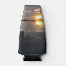 pier zonsondergang flesjeskoeler