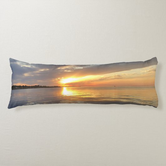 pier zonsondergang lichaamskussen (Voorkant)