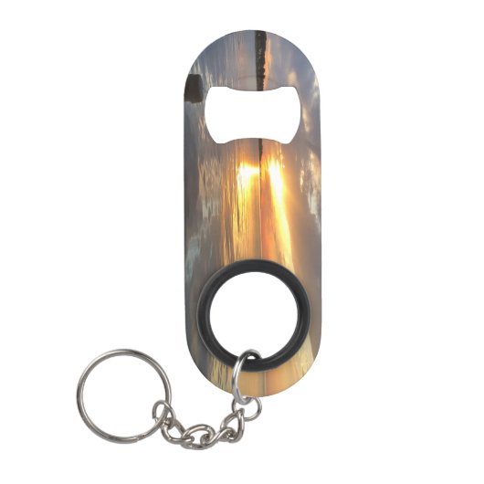 pier zonsondergang mini flessenopener (Voorkant)