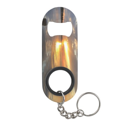 pier zonsondergang mini flessenopener (Achterkant)