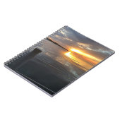 pier zonsondergang notitieboek (Linkerzijde)