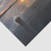 pier zonsondergang tissuepapier (Detail)