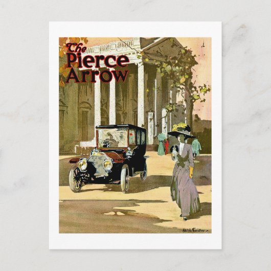 Pierce Arrow  Advertisement Briefkaart (Voorkant)
