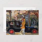 Pierce Arrow Girl Briefkaart (Voorkant / Achterkant)