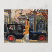 Pierce Arrow Girl Briefkaart (Voorkant)