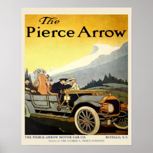 Pierce-Arrow Vintage Car Advertisement Poster