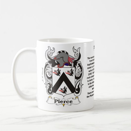 Pierce Family Coat of Arms Mok (Links)