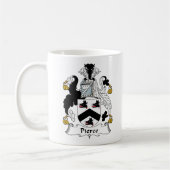 Pierce Family Crest Koffiemok (Links)