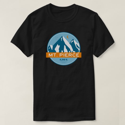 Pierce New Hampshire sterren Maan T-shirt (Design voorkant)
