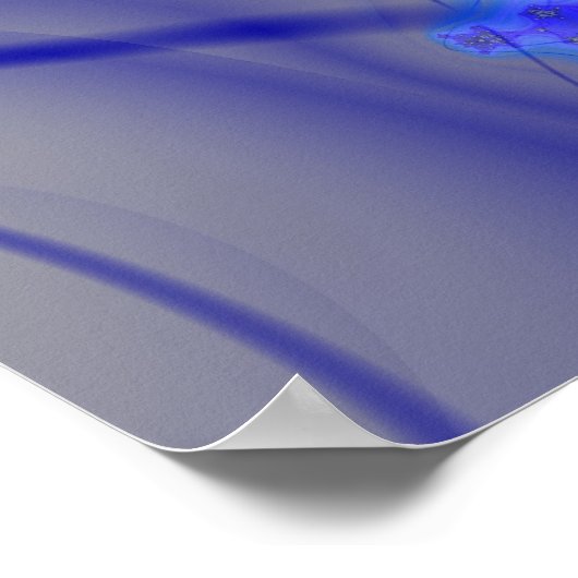 Pierce | Purple and Yellow Fractal Art Poster (Hoek)