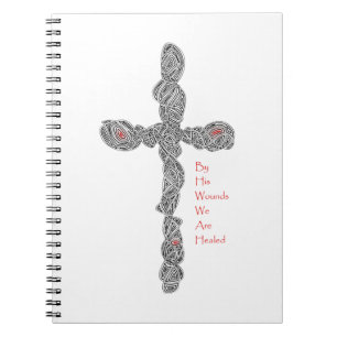 Pierced Cross - Isaiah 53:5 Notitieboek