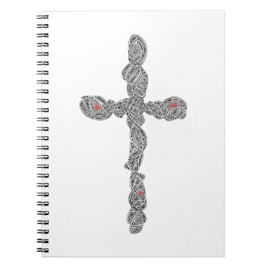 Pierced Cross Notitieboek (Voorkant)