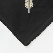 Pierced Heart op Wings Fleece Deken (Hoek)