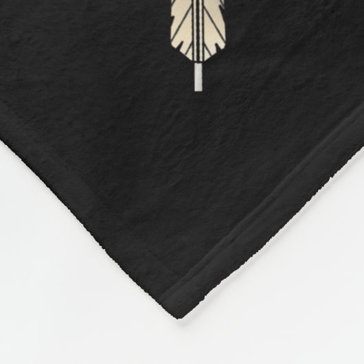 Pierced Heart op Wings Fleece Deken (Hoek)