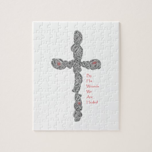 Pierced - Isaiah 53:5b Legpuzzel (Verticaal)
