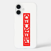 Pierced Stamp Case-Mate iPhone Case (Achterkant)