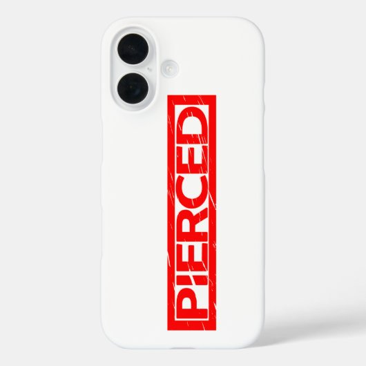 Pierced Stamp Case-Mate iPhone Case (Achterkant)