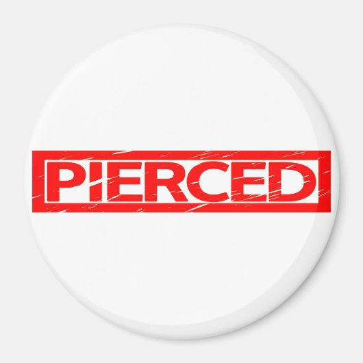 Pierced Stamp Magneet (Voorkant)