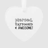 Pierced tatoeage en Geweldige Ornament (voorkant)