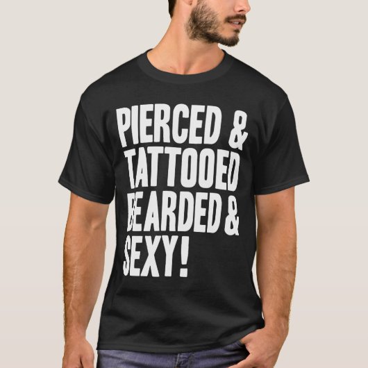 Pierced & Tattoed T-shirt (Voorkant)