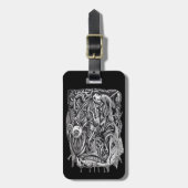 Pierced, van Brian Benson Bagagelabel (Voorkant verticaal)