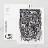 Pierced, van Brian Benson Briefkaart (Voorkant / Achterkant)