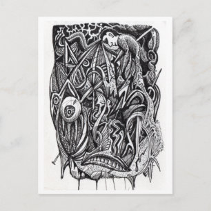 Pierced, van Brian Benson Briefkaart